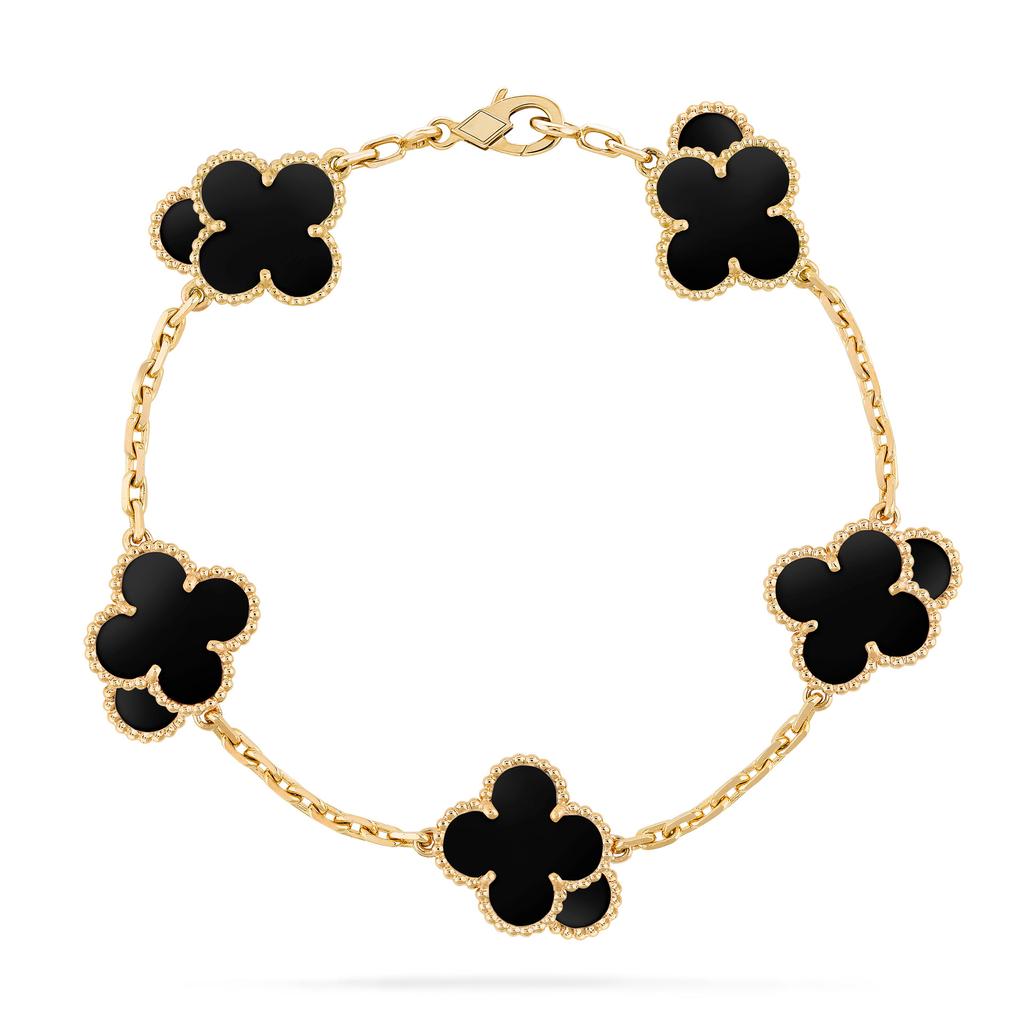 Trendy New Four-leaf Clover Bracelet Handwear Fashion Women's Five-flower Bracelet