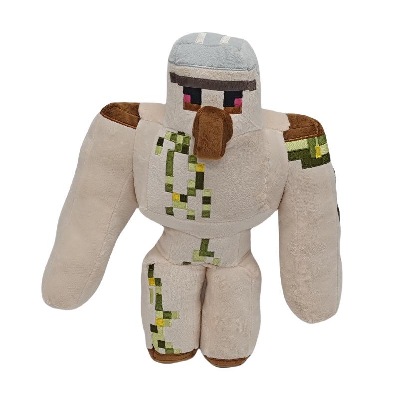 Minecraft Plush Toy Set: Iron Golem, Creeper, Zombie, Fox, Panda