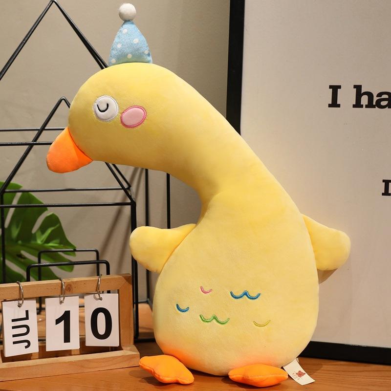 Cartoon Soft Unicorn Throw Pillow Plush Toy Doll Zebra Duck Doll Girl Company Soothing Doll