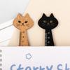 1PC Wooden Cute Cartoon Cat Household Straight Ruler Student Tools Sewing Ruler Drawing Ruler