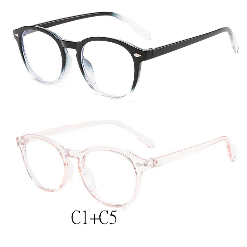 2 шт. Унисекс Квадратная Пластиковая Оправа Модные Прозрачные Очки с Защитой от Синего Света для Школьной Одежды и Аксессуаров.