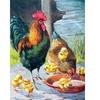 Полный квадратный круглый алмаз картина петух курица курица Алмазная вышивка крестиком мозаика картина горный хрусталь домашний декор подарок