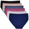 Women Underwear Cotton High Waist Briefs Ladies Mothers Panties Knickers Intimates Plus Size Lot 6 Pcs