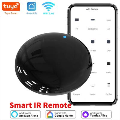 Tuya WiFi Smart IR Remote Control Smart Life APP Заменяет TV DVD AUD AC Remote Работает с Alexa Google Home