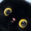 Милая черная кошка плюшевая подушка мягкий сиамский котенок мягкая игрушка с ПП хлопком уютный декор для спальни подарок на день рождения для девочек любителей кошек