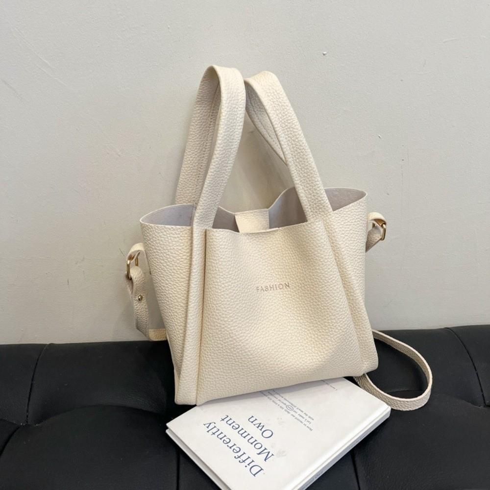 Korean Style Female Shoulder Bag Large Capacity Crossbody Totes Leather Top-handle Bags Daily
