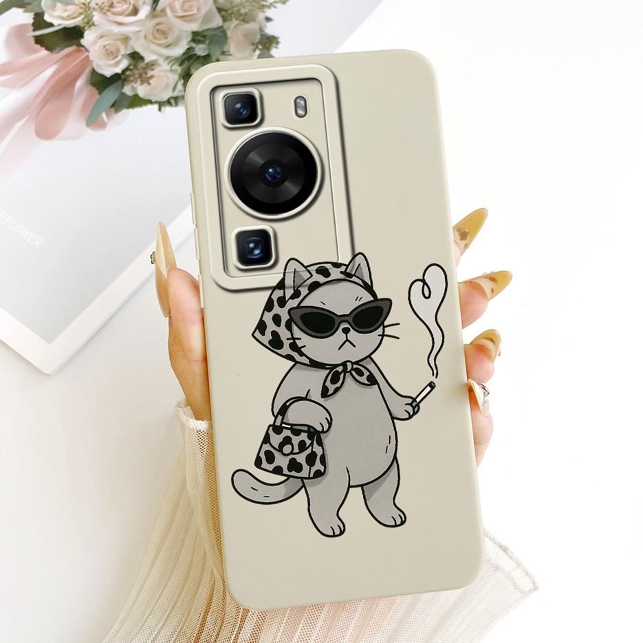 Чехол для Huawei P60 Pro MNA-AL00 MNA-LX9 Крутой Чехол с Рисунком Совы и Дракона Мягкий Силиконовый Чехол для Телефона Для Huawei P60 Art P 60 Pro Сумки