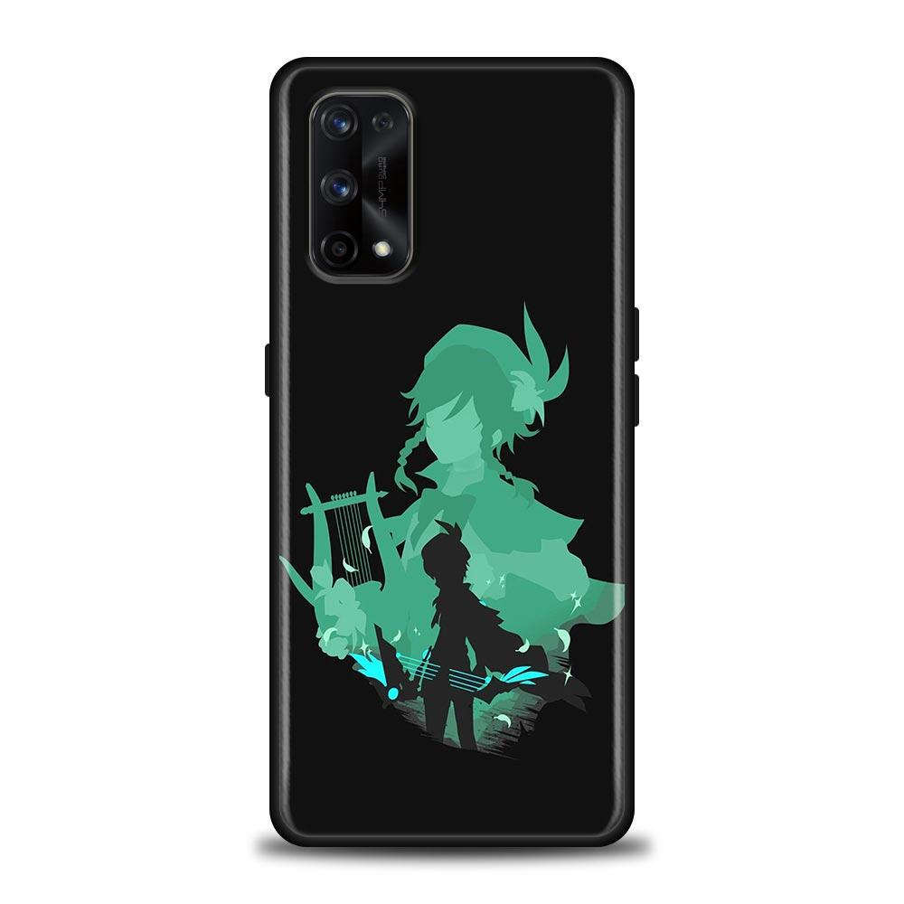 Genshin Impact аниме игровой чехол для телефона для Oppo Realme 8i 8 9 7 6 5 Pro 9i 7i 5i 6i XT 5G чехлы мягкий силиконовый чехол Realme 8Pro