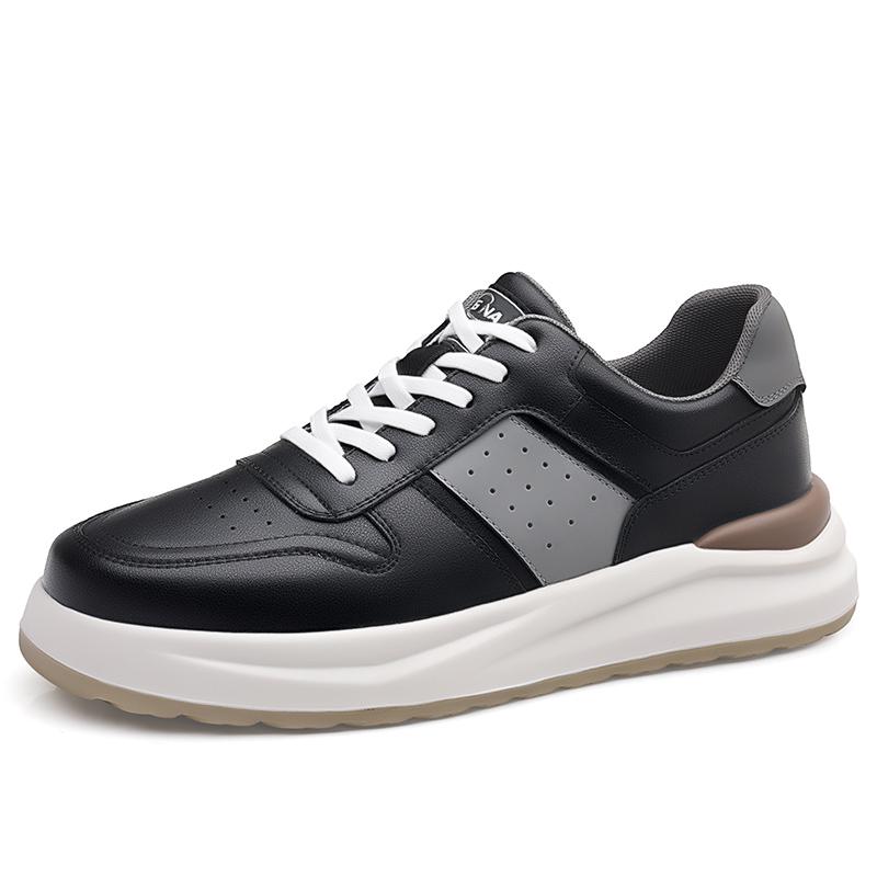 Модные мужские кожаные туфли для скейтбординга, роскошные и высококачественные, противоскользящие и износостойкие, модные туфли для вечеринок, спорта на открытом воздухе, ходьбы