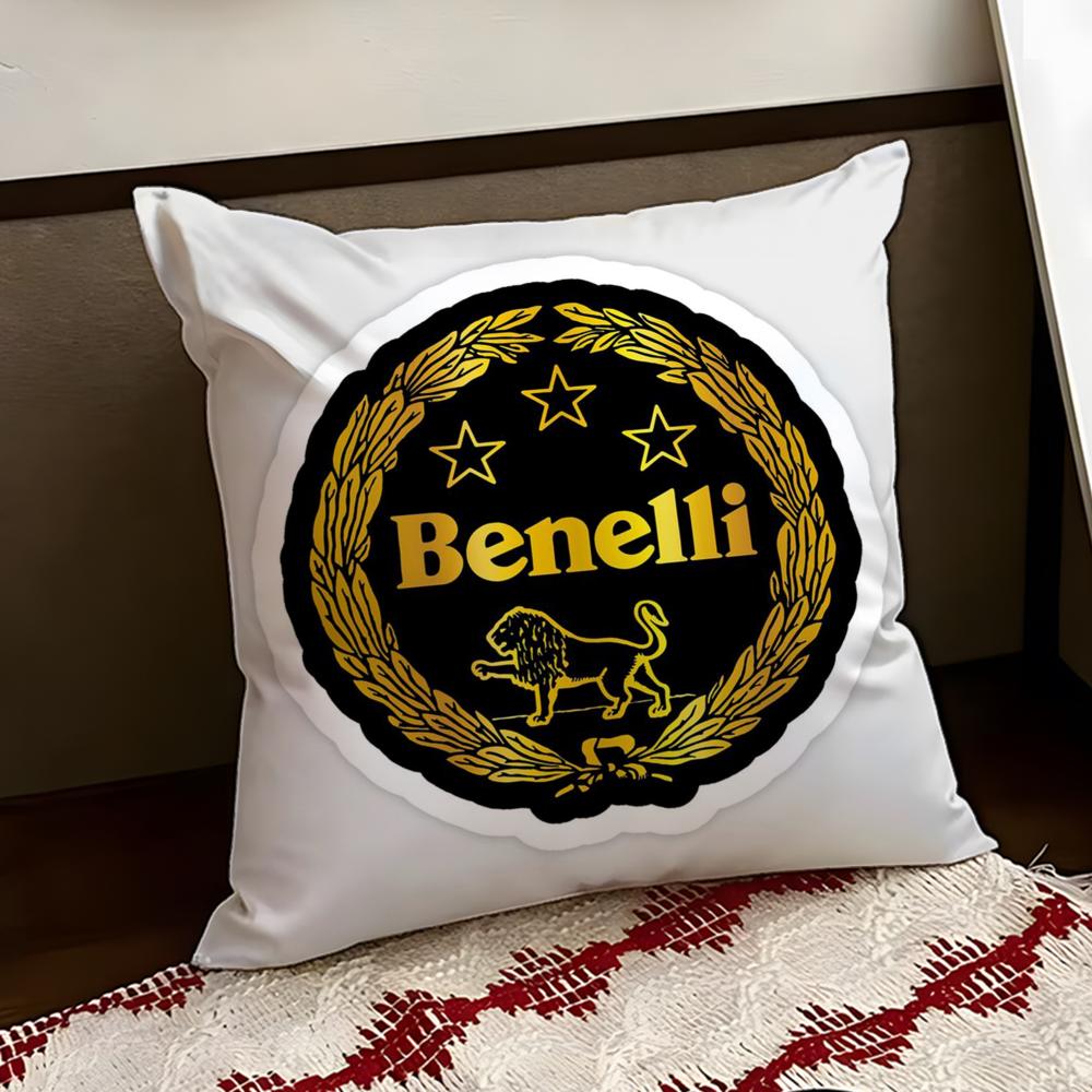 Hot Cool BBenelli Cushion Cover Reversible Soft Durable Pillow Cover Home Car MultiScene Use for Daily Comfort