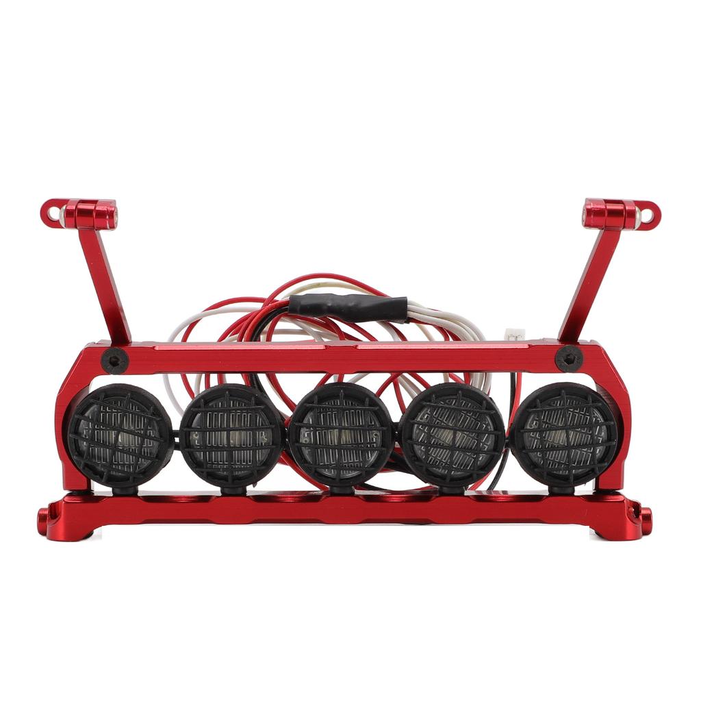 RC Roof Light Bar for EXO 110 Crawler CNC Aluminium Alloy LED Lamp Dome Spotlight 5 White Light