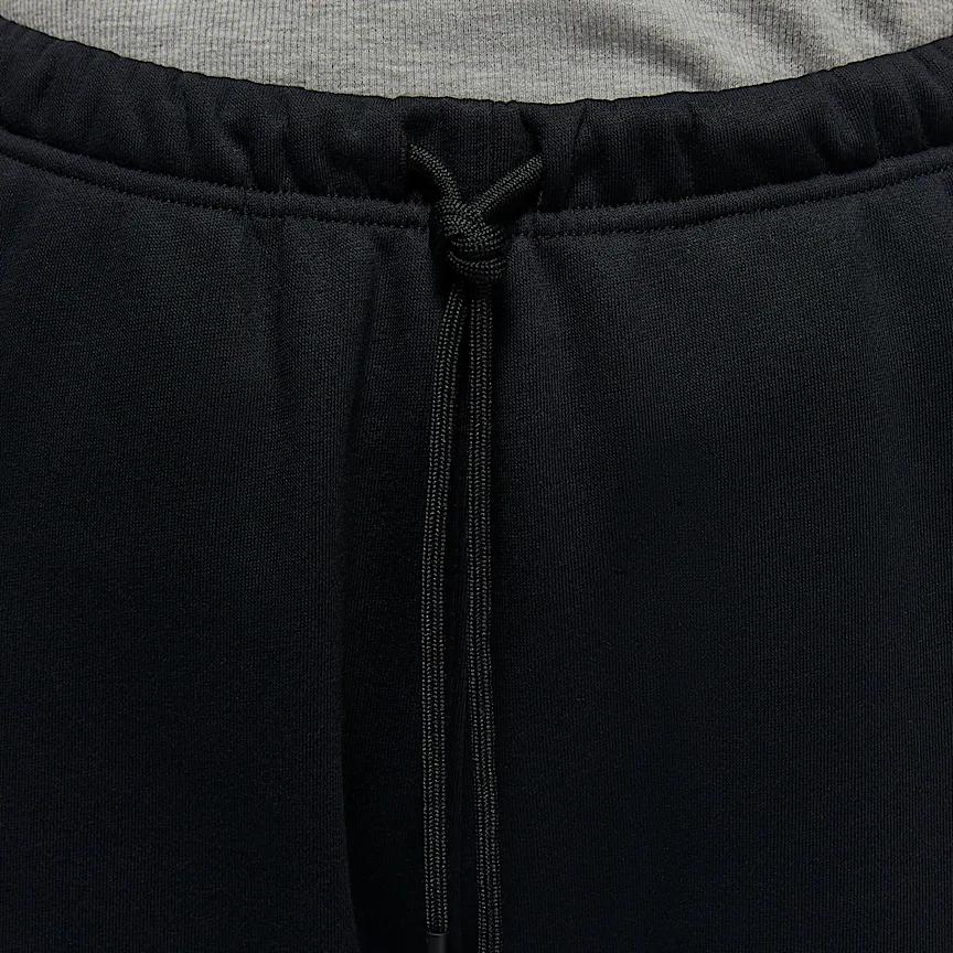 Jordan Brooklyn Fleece FW24 Logo Удобные мягкие трикотажные спортивные штаны из флиса для женщин, цвет черный парусно-белый HJ0209-010