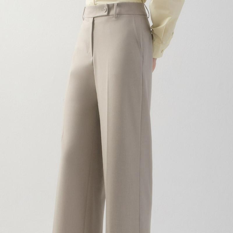 [Она S пропустила] Формальные широкие брюки SwwSlo11080 Be