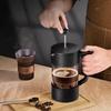 GianxiFrench Press Pot With Filter Multifunctional Hand Punch Coffee Pot Heat Resistant Borosilicate Glass Brewings Pot Tea Milk