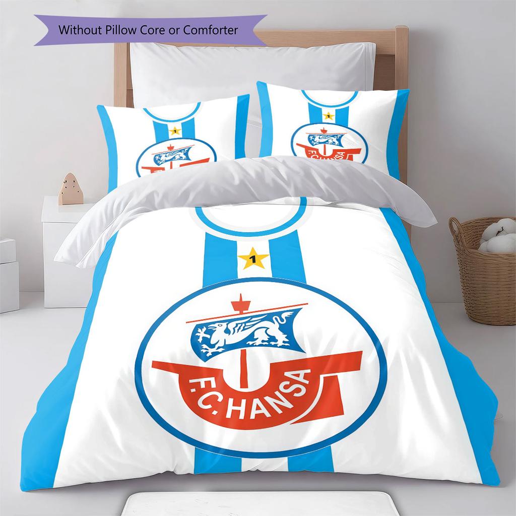 Hansa Glory Bedding Quilt Set Quilt Cover Pillowcase Home Decoration Birthday Gift (1 * duvet cover + 2 * pillowcase, without core)