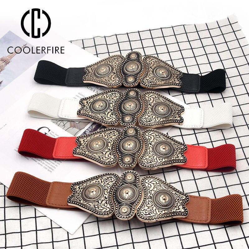 Женский эластичный эластичный пояс с широкой талией, известный бренд, повседневный модный женский ремень на ремне для женщин, однотонный ремень LB2320