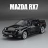1/32 масштаб Mazda RX7 FC INITIAL D литая модель автомобиля из сплава металлическая игрушечная машинка со звуком и светом игрушки для мальчиков детский подарок
