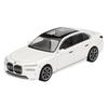 MINI GT 1/64 Scale BMW I7 xDrive60 Mineral White (Right-Hand Drive) Finished Product MGT00819-R