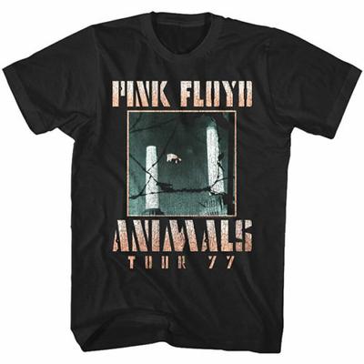Мужская футболка Pink Floyd Animals Tour 1977, Футболка для фаната музыки, Унисекс футболка