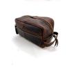 Сумка для туалетных принадлежностей из натуральной кожи буйвола Travel Dopp Kit Чехол для бритья для мужчин и женщин
