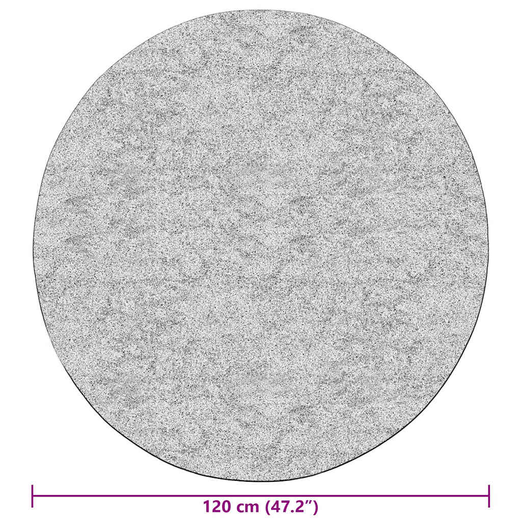 Washable Multi Color Rug Ø 120 cm