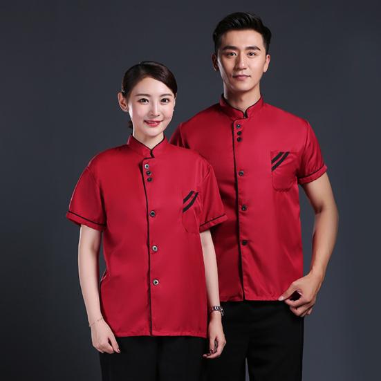 Унисекс с короткими длинными рукавами, куртка шеф-повара, пальто, униформа для обслуживания кухни отеля, спецодежда