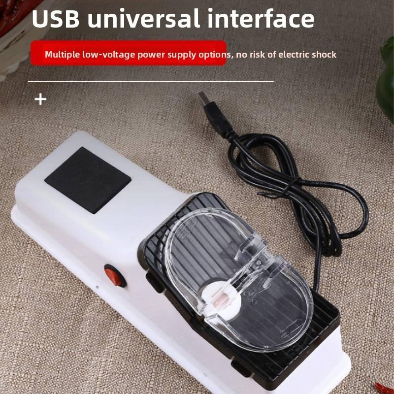 Электрическая точилка для ножей для кухонного использования с USB-зарядкой и несколькими шлифовальными кругами
