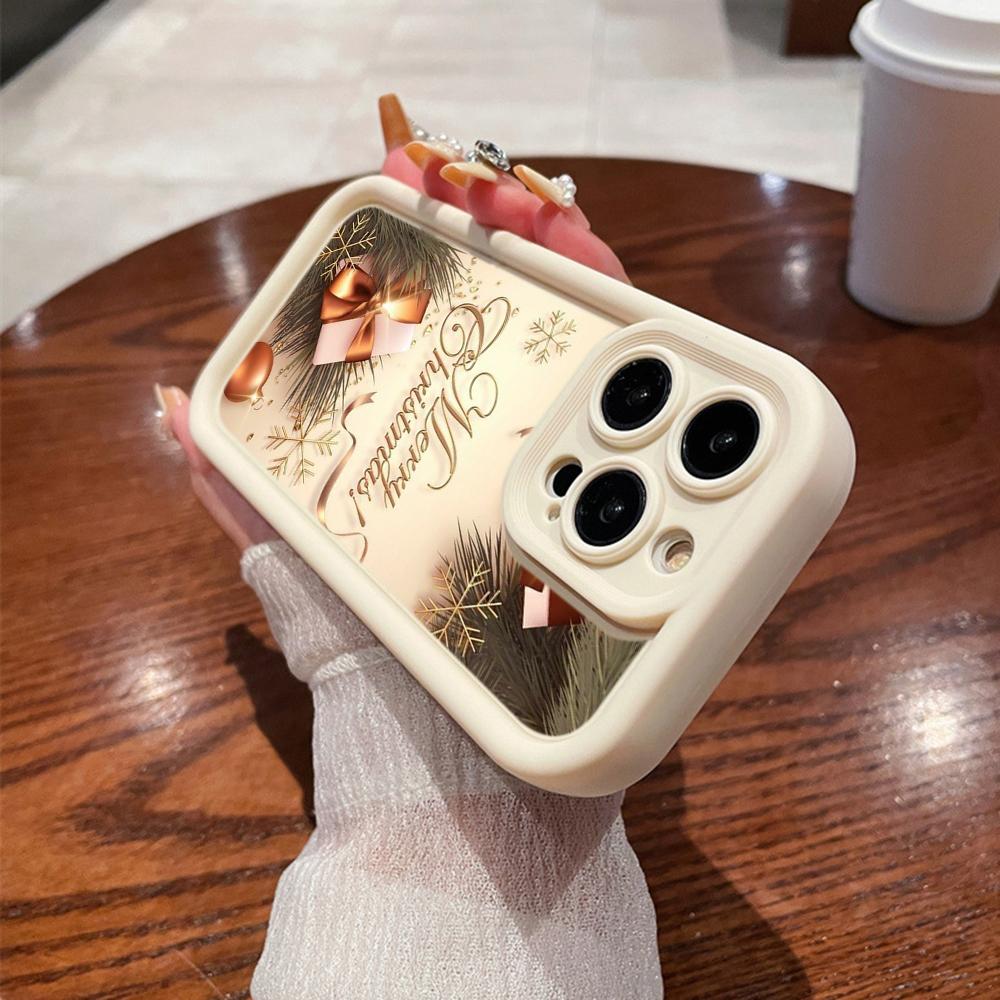 N114 Веселого Рождества desig art С Новым годом Мягкие чехлы для телефонов Angel Eyes для iPhone 16 15 14 13 11 Pro Max 8 7 6s Plus 12 XR XS Max Противоударный чехол