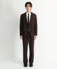 NONBLANK Corduroy Flare Fit Slacks_Dark Brown