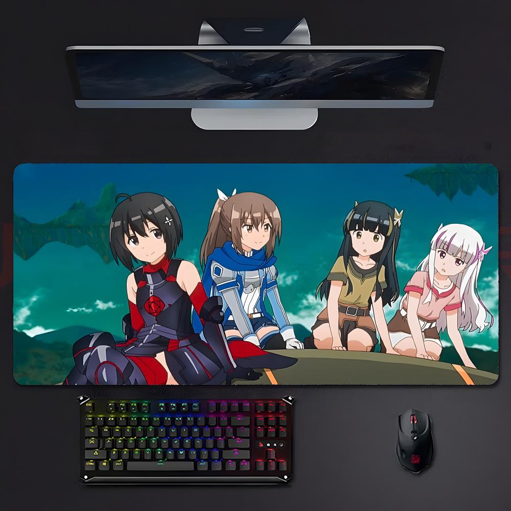 Cute Fun Anim BBofuri I Dont Want To Get Hurt Mouse Pad Mousepad Large Gaming Lockedge Thickened Pc Table Desk Mat