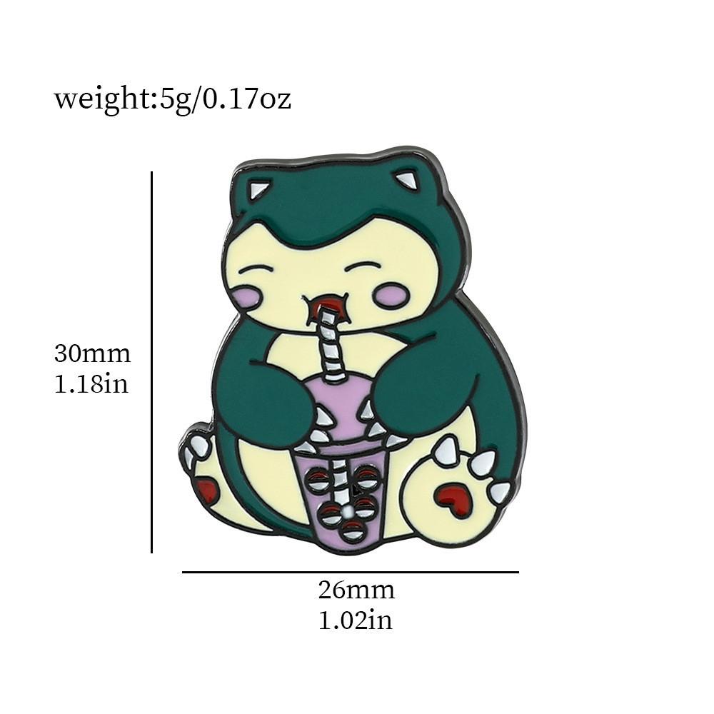 Мультяшный Креативный Смешной Покемон Металлический Значок Призрак Яд Карманный Эльф Волшебный Пин