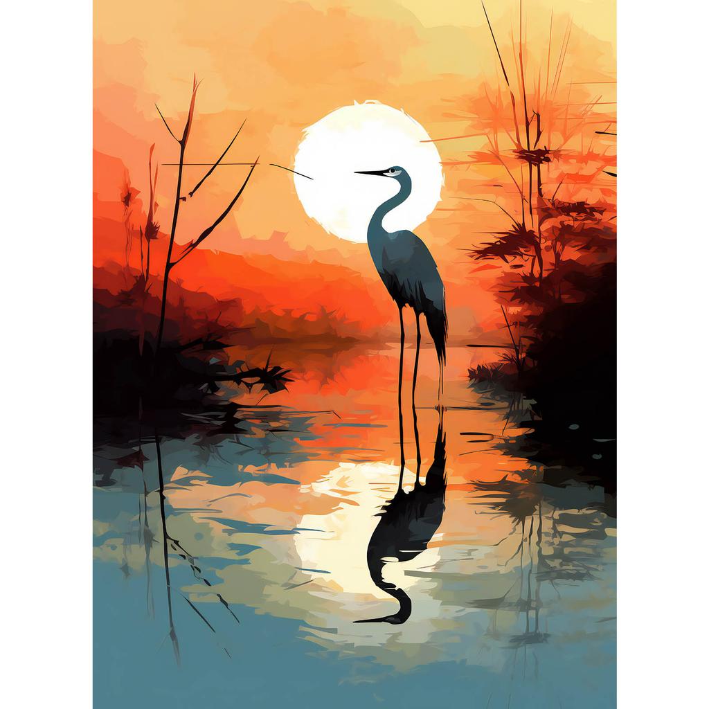 Krajobraz Krajobraz, 30X40 Cm, Bez Ramy, Płótno Premium Na Blejtramie