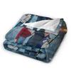 Off Campus  Plush Blanket  Funny Throw Blankets for Home Plush Thin Quilt,