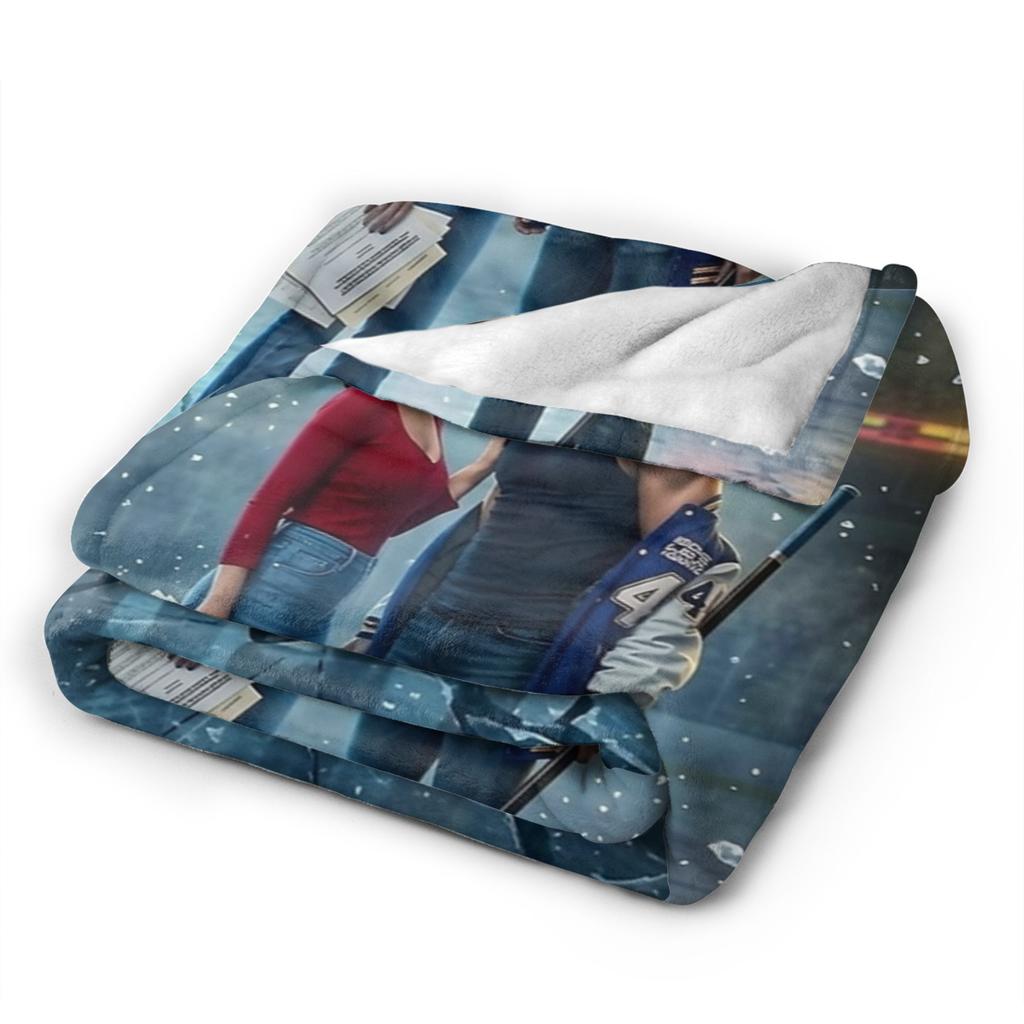 Off Campus Plush Blanket Funny Throw Blankets for Home Plush Thin Quilt,