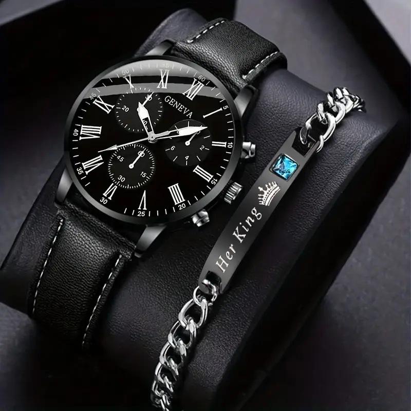 Trendy Men'S Belt Watch Men'S Simple Business Watch Men'S Suit Men'S