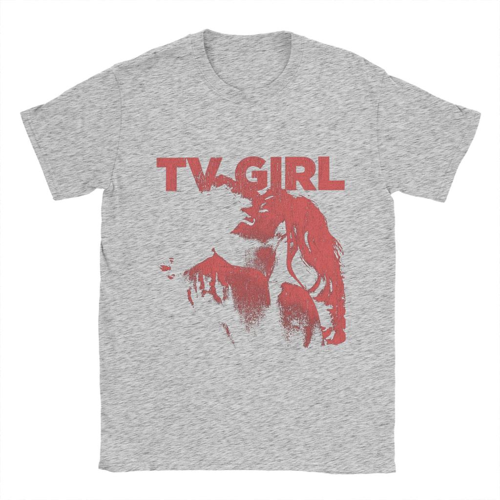 TV Girl Любители Рок Песня Футболка Летняя Модные Футболки Мужские Хлопок Удобные Большого Размера 5XL Футболки Короткий Рукав Повседневная Футболка