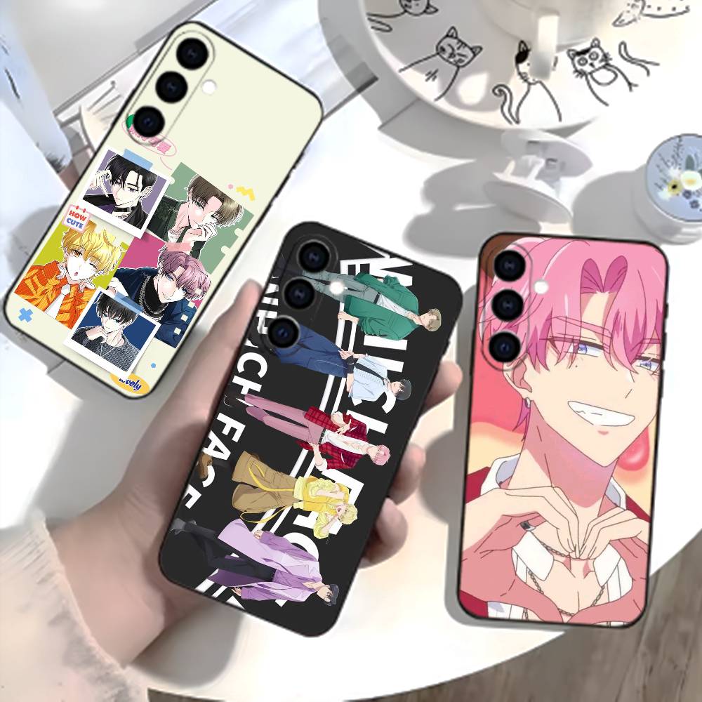 Чехол для телефона Tamon's B-Side для Samsung Galaxy A73, A72, A71, A70, A52, A51 Другие Мягкий Черный Чехол
