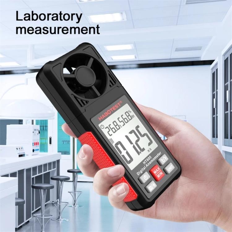 HABOTEST HT605 Портативный интеллектуальный цифровой ручной анемометр