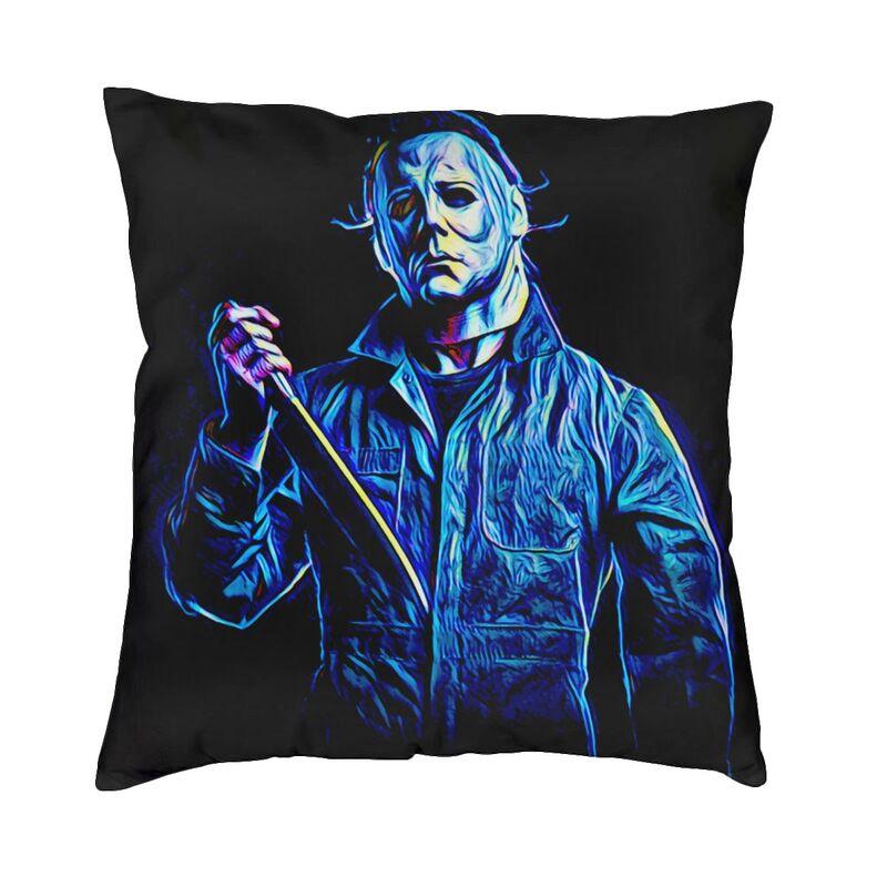 Stripes And Bats Nordic Throw Pillow Cover Home Decor Goth Occult Witch Halloween Chair Cushion xcm Decorative Cushions