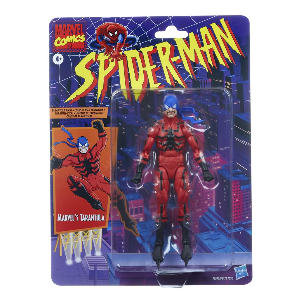 Hasbro Marvel Legends Series Legends Фигурка F6570 Аутентичная Тарантул, Человек-паук 6 дюймов (15см)