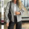 Casual Long-sleeved Vest Jacket for Women 2025 Autumn and Winter
