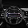 Оригинальная кожаная противоскользящая оплетка на руль для моделей Mazda (2, 3, 6, 8) - Всесезонный дизайн из углеродного волокна