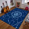Manchester City Blue Mosaic Design Patterned carpet a non slip rug suitable for all seasons and any setting, gift