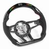 Carbon Fiber LED Shift Lights Display Steering Wheel Fit for MK2 TTS TTRS MK3 2015+