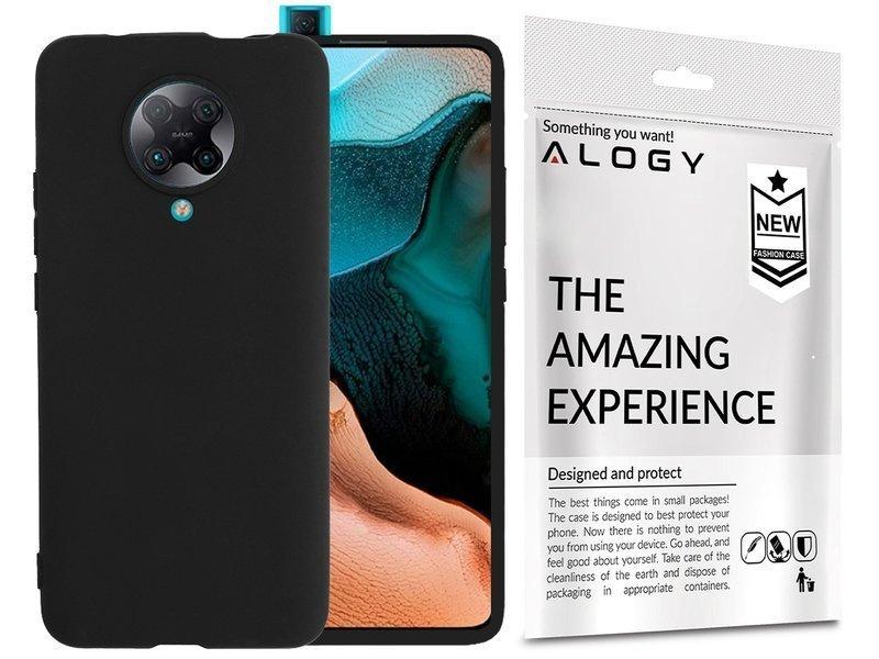 Alogy Slim Case for Xiaomi Redmi K30 Pro Black + Alogy Full Glass