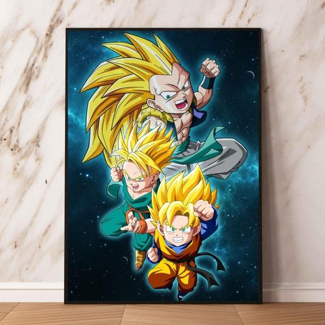 Dragon Ball Carot Art Мультипликационный персонаж Изображение на холсте Друг