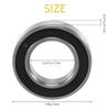 ABBY-6903-2RS Bearing ABEC-1 (10 Pcs) 17X30X7 Mm Thin Section 6903 2RS Ball Bearings 6903RS 61903 Bearing
