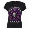 Spiral Womens/Ladies Isolation Queen Boat Neck Capped Sleeved T-Shirt