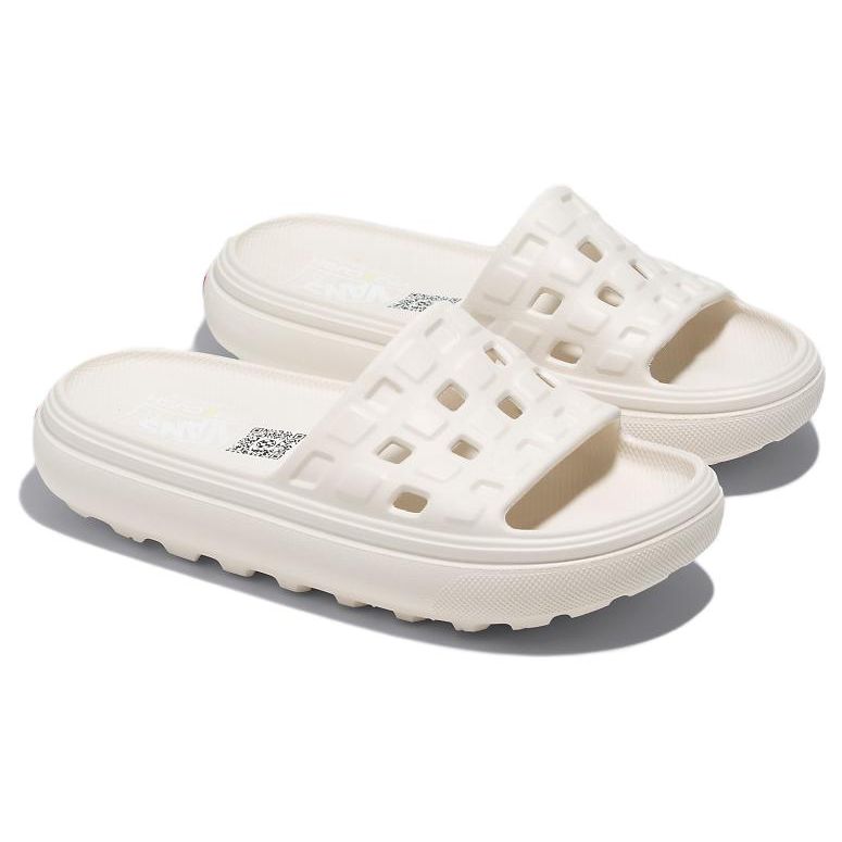 Vans Слипоны Vr3Cush Мягкие Удобные Шлепанцы Унисекс Сандалии Белые VN000BCCFS8