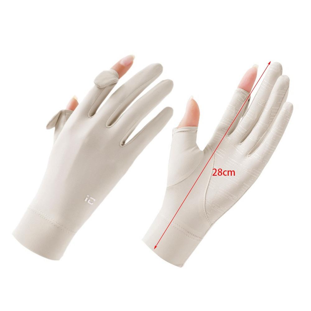Touch Screen Ice Silk Gloves Highly Elastic Driving Mittens New Riding Driving Gloves Unisex